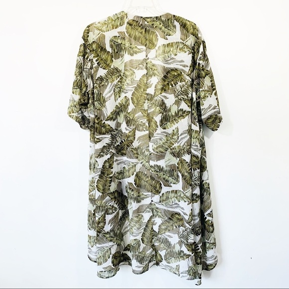 Gypsies & Moondust Cover Up Kimono Leaves - Picture 4 of 10